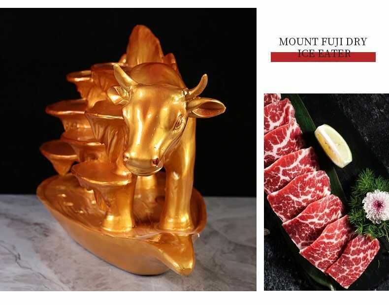 Khay đĩa hình con bò đựng lẩu