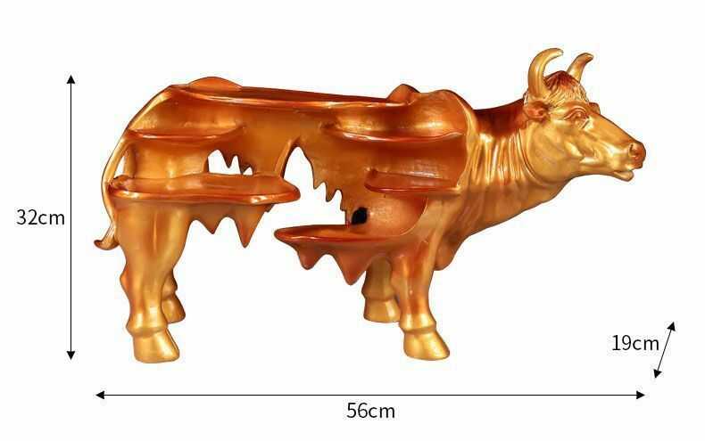 Khay hình chú bò
