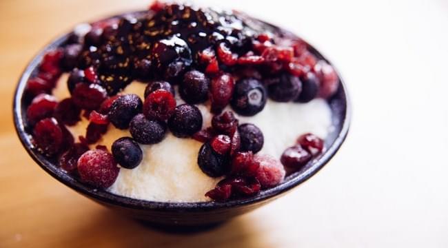 tô chén làm kem bingsu tại đà lạt