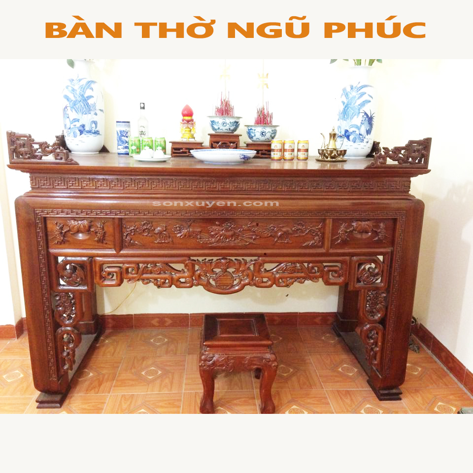 Mẫu số 3 - Bàn thờ Ngũ Phúc