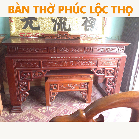 Mẫu số 4- bàn thờ Phúc Lộc Thọ