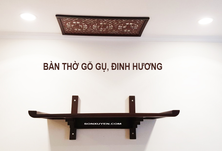 bàn thờ mẫu đơn giản hiện đại