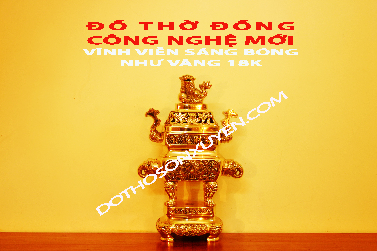 mẫu lư điỉnh đồng Đài Loan dáng vuông