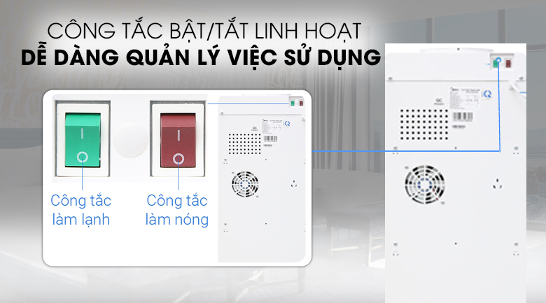 Cây nước nóng lạnh Midea YD1518S-X