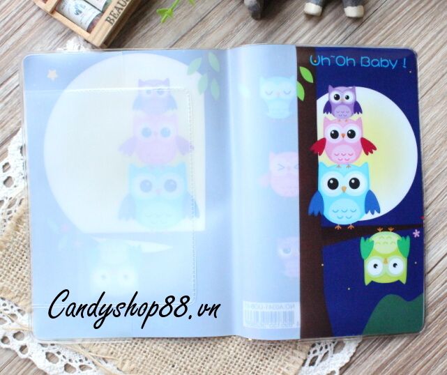 bao đựng passport cú mèo