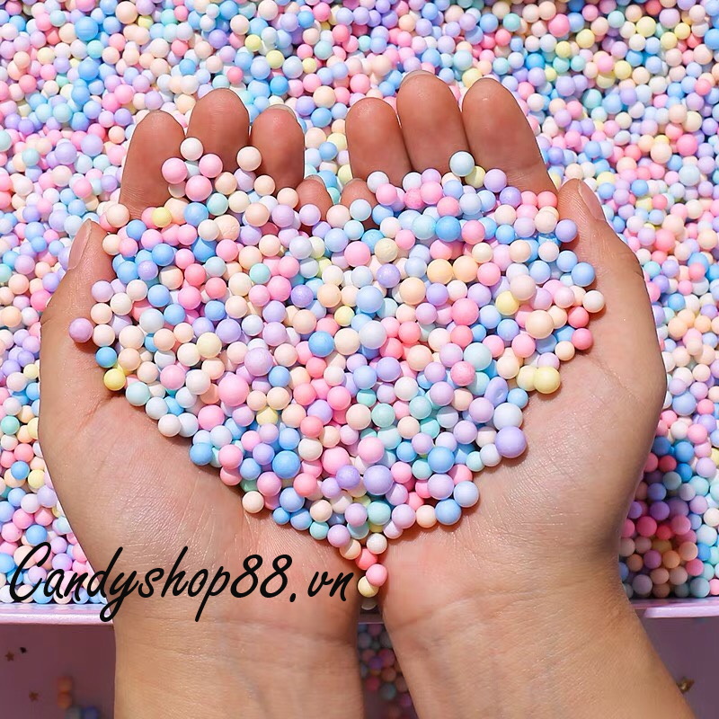 Hạt xốp trang trí hộp quà tặng