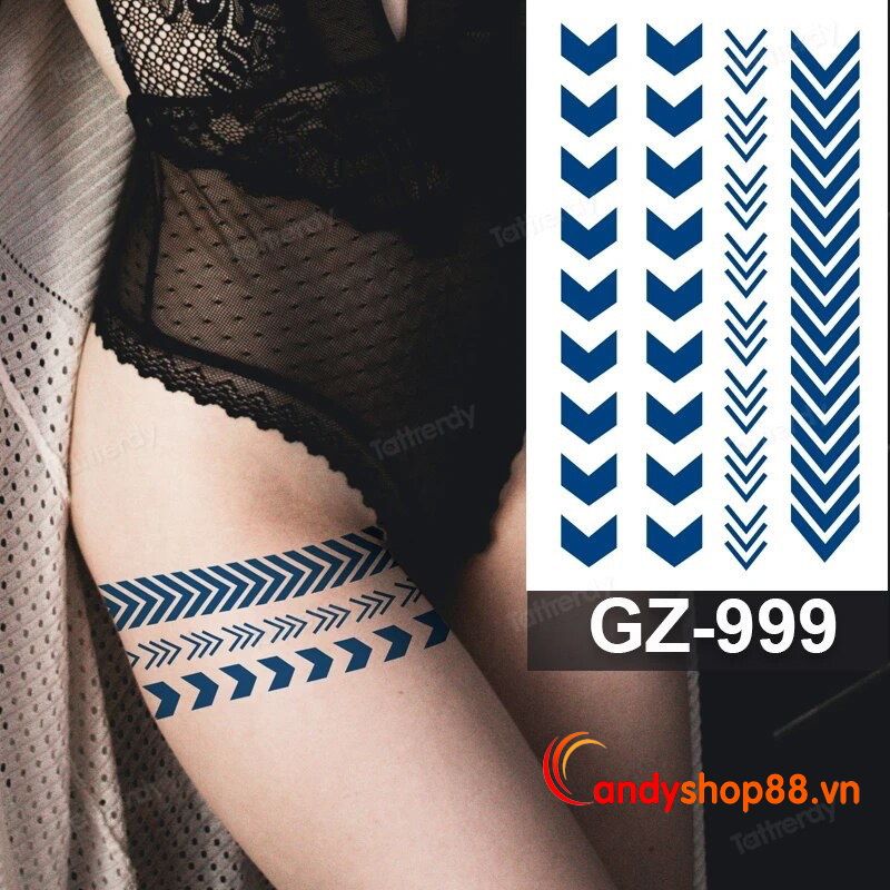 Hình xăm dán vòng tay 15 ngày