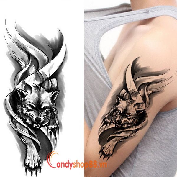 hình xăm dán cáo