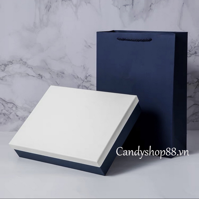 Hộp đựng quà tặng màu xanh