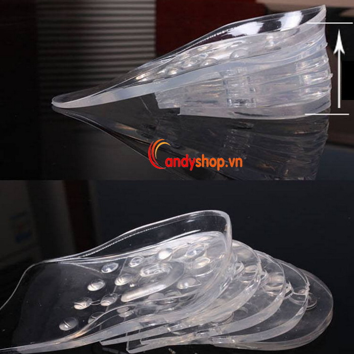 Lót giày tăng chiều cao Silicon