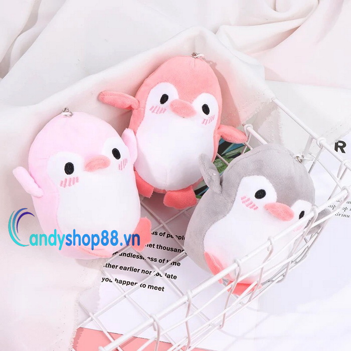 Móc khóa thú nhồi bông Chim Cánh Cụt