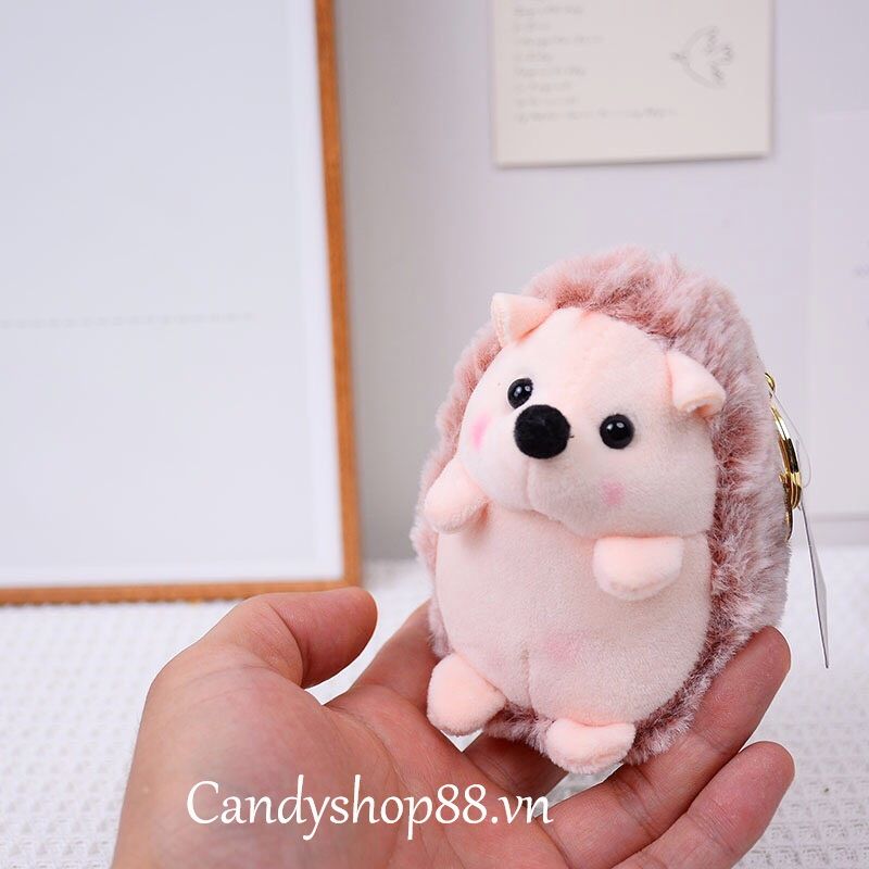 Móc khóa thú nhồi bông Nhím