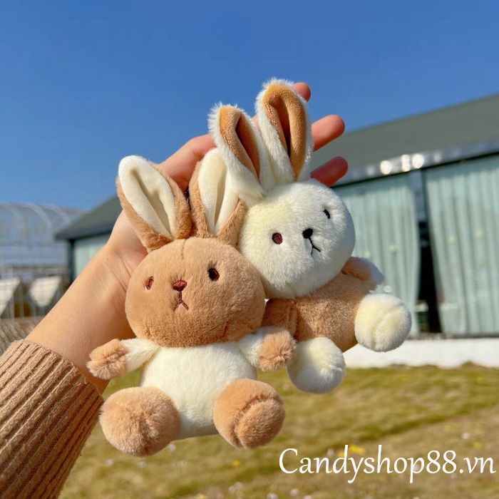 Móc khóa thú nhồi bông Thỏ con