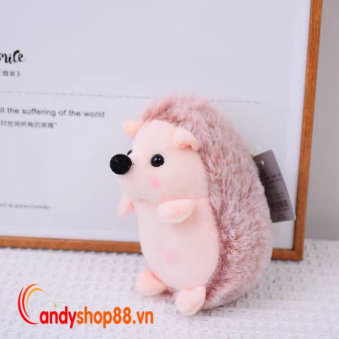 Móc khóa thú nhồi bông Nhím