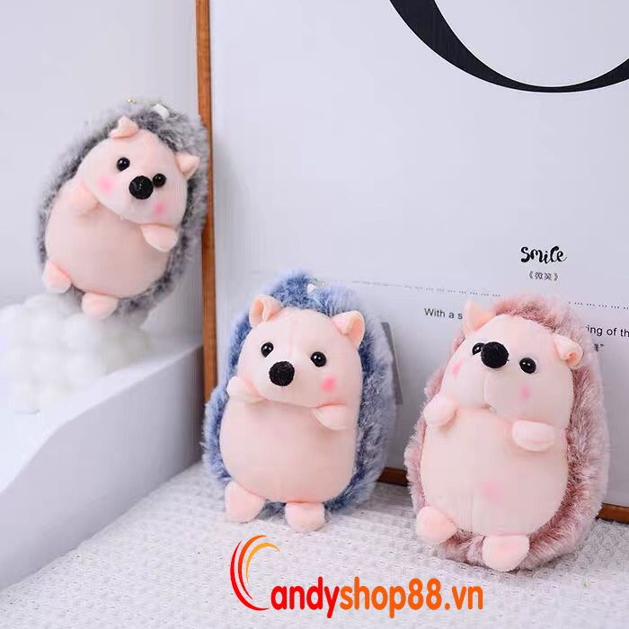 Móc khóa thú nhồi bông Nhím