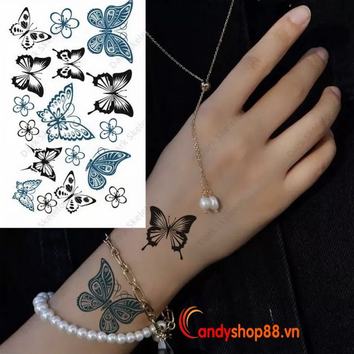 hình xăm tattoo bướm