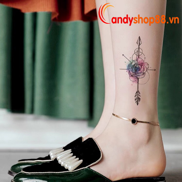 hình xăm dán mũi tên