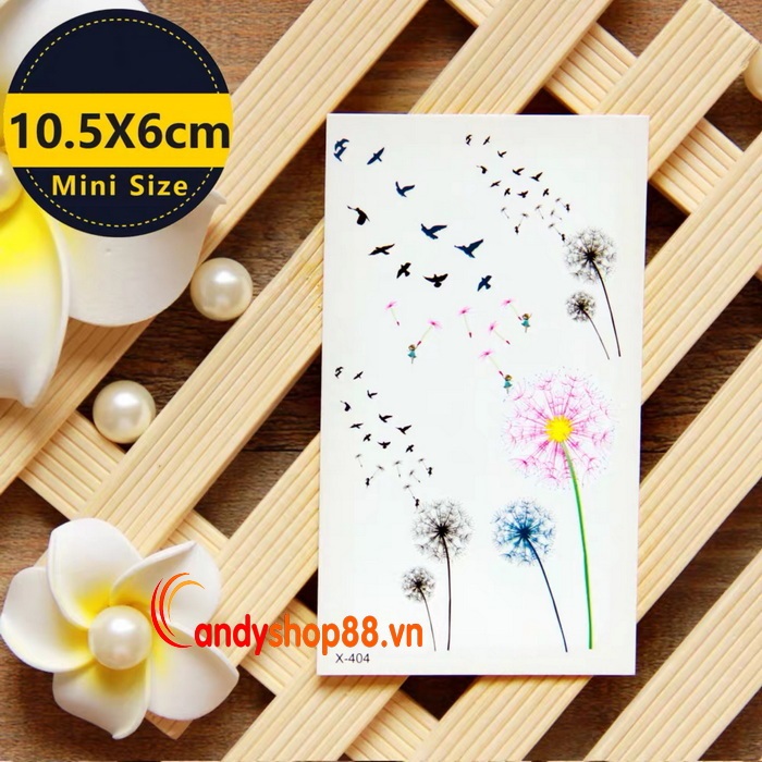 hình xăm bồ công anh