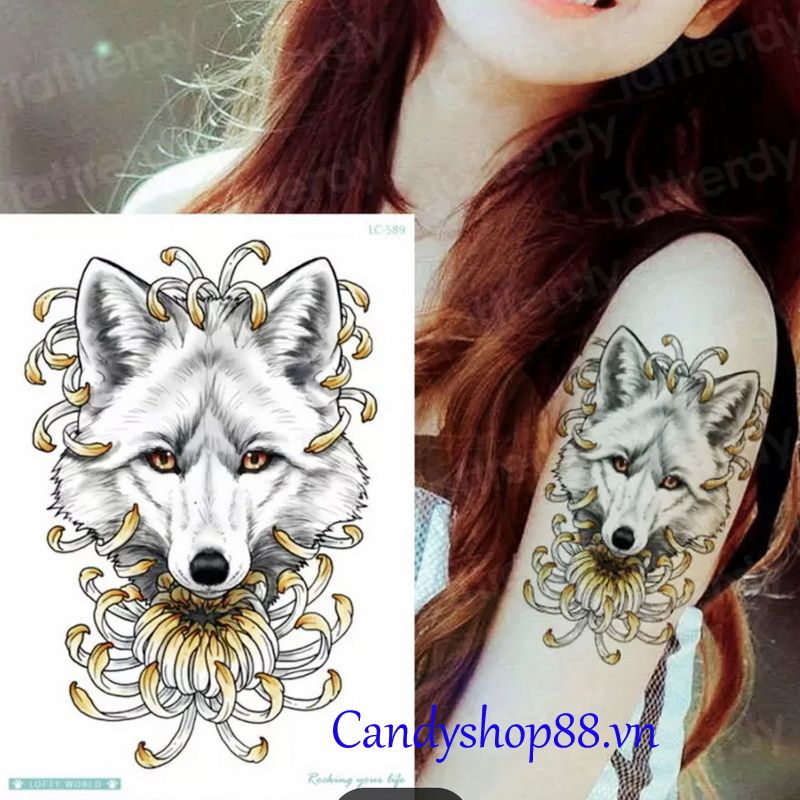 hình xăm dán cáo