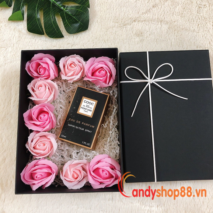 Hộp hoa hồng sáp thơm