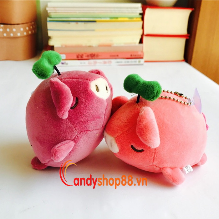 Móc khóa thú nhồi bông Heo con dễ thương