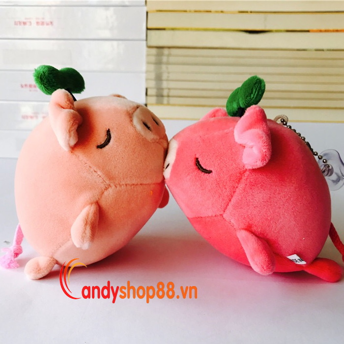Móc khóa thú nhồi bông Heo con dễ thương