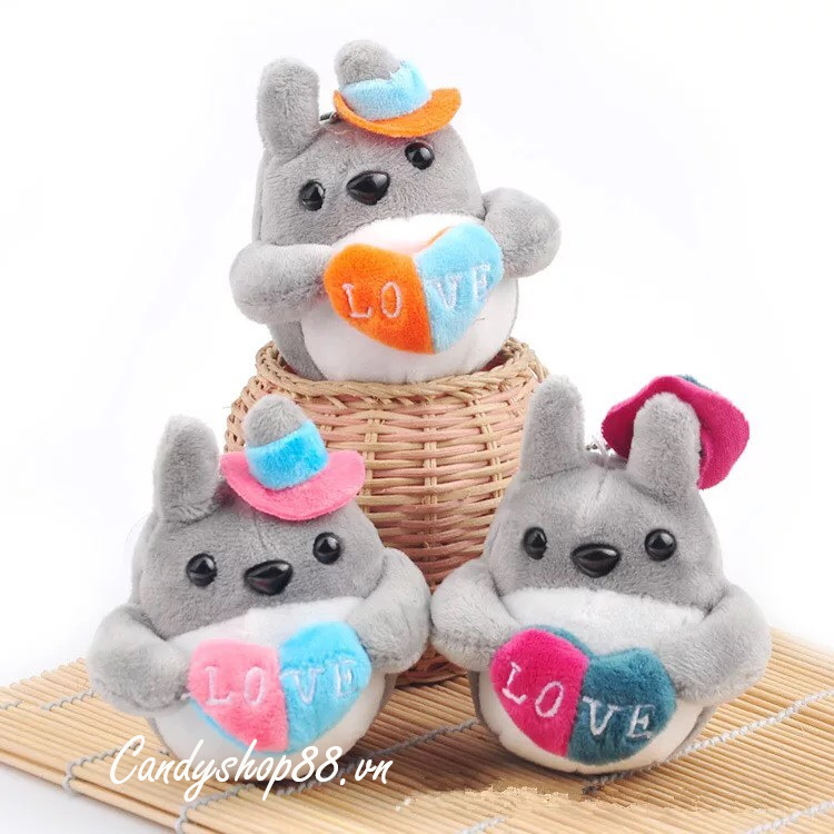 móc khóa thú nhồi bông toroto