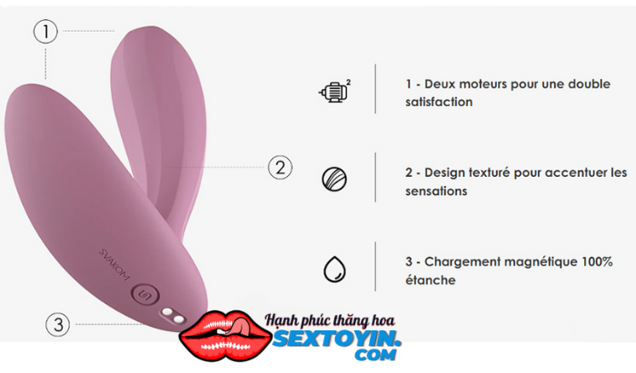 Máy rung massage cho nữ Svakom Erica - DC90E