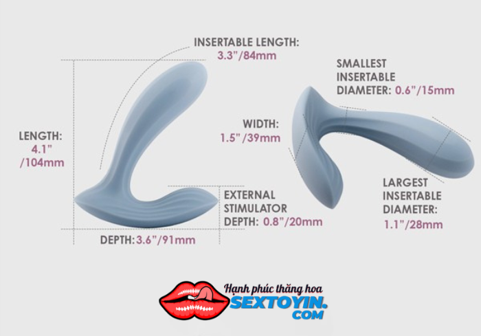 Máy rung massage cho nữ Svakom Erica - DC90E