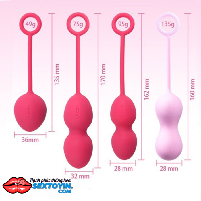 Bộ Bóng Tập Kegel Cho Nữ Svakom Nova Plus - DC90VP