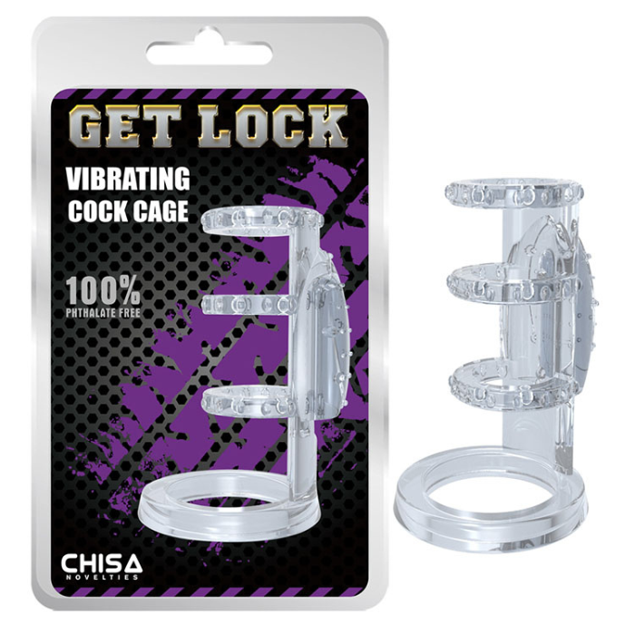 Khóa Dương Vật 3 Vòng Có Rung - BD10D