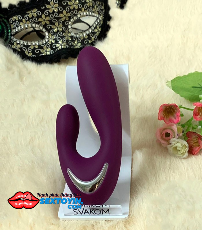 Máy Rung Massage 2 Đầu Sưởi Ấm Svakom Vesper - DC89P