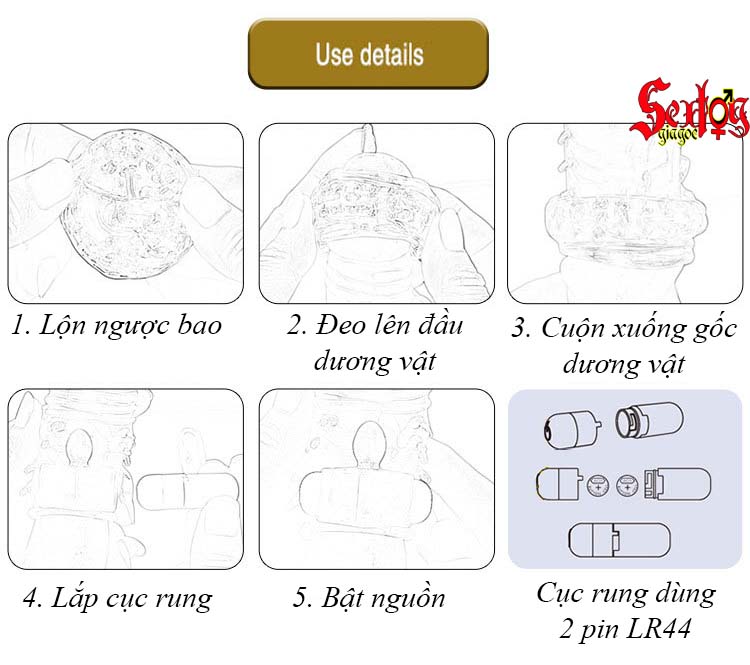 cách sử dụng Bao Đôn dên cao cấp siêu phẩm Eve - DD07K