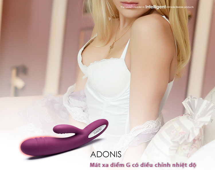 Máy Rung Massage Điểm G Svakom Adonis Điều Chỉnh Nhiệt Độ - DC89G