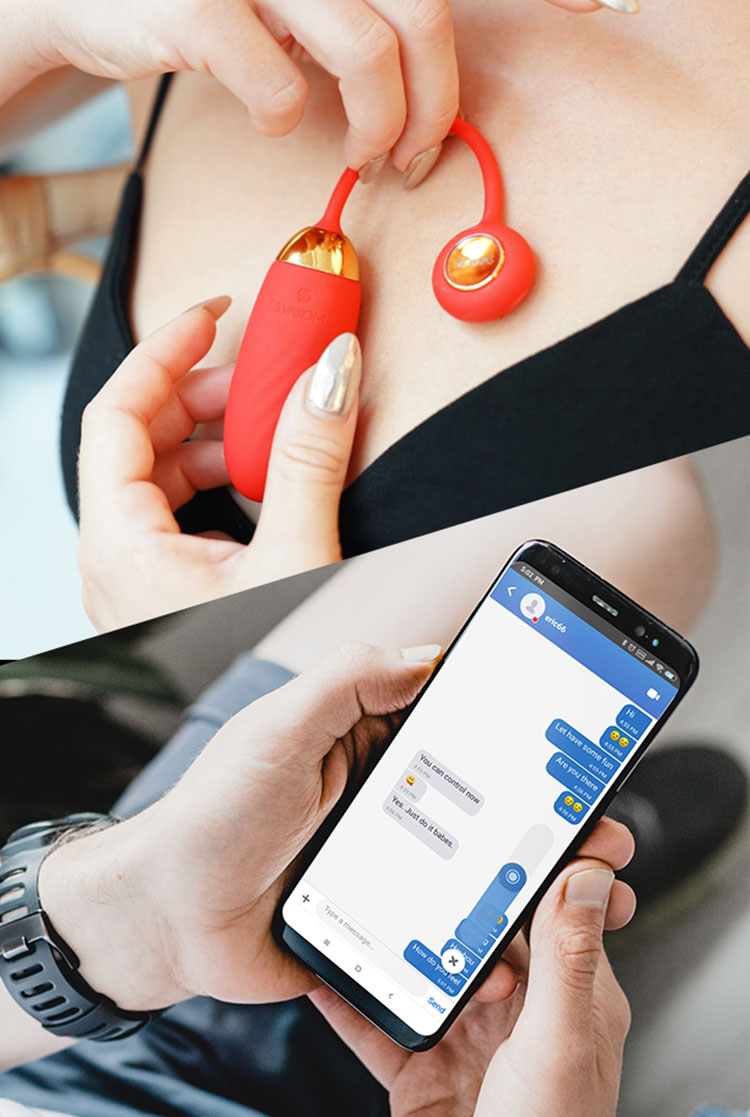 Trứng Rung Svakom Ella Neo Kết Nối Internet Từ Bất Cứ Đâu - DC89T