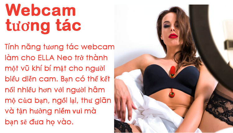 Trứng Rung Svakom Ella Neo Kết Nối Internet Từ Bất Cứ Đâu - DC89T