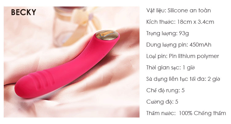 Massage Điểm G Đỉnh Cao Svakom Becky – DC90G