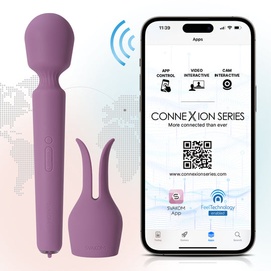 Chày Rung Cỡ Lớn Siêu Mạnh, Điều Khiển Qua App Svakom Emma Neo 2 - DC90N2