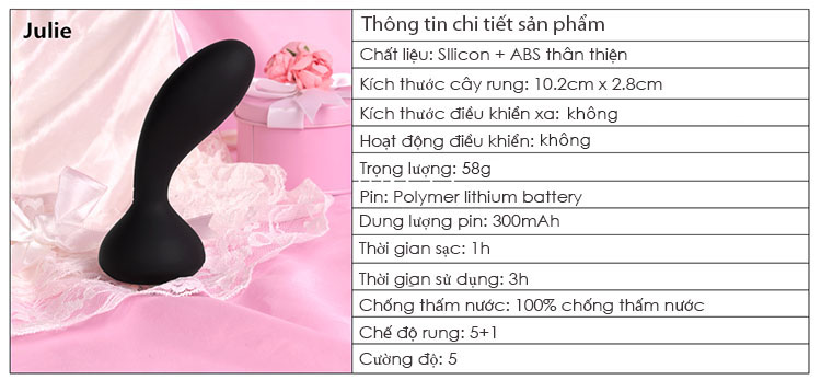 Máy Rung Kích Thích Hậu Môn & Điểm G Svakom Judy - DC90S