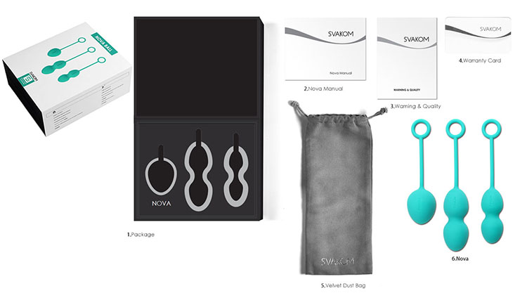 Svakom Nova – Bộ Bóng Tập Se Khít Âm Đạo - DC90V
