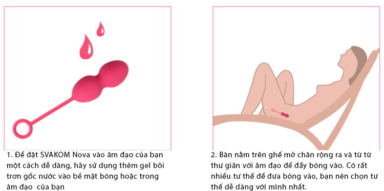 Svakom Nova – Bộ Bóng Tập Se Khít Âm Đạo - DC90V