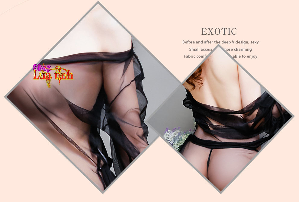 Áo choàng voan xuyên thấu bốc lửa - NY005