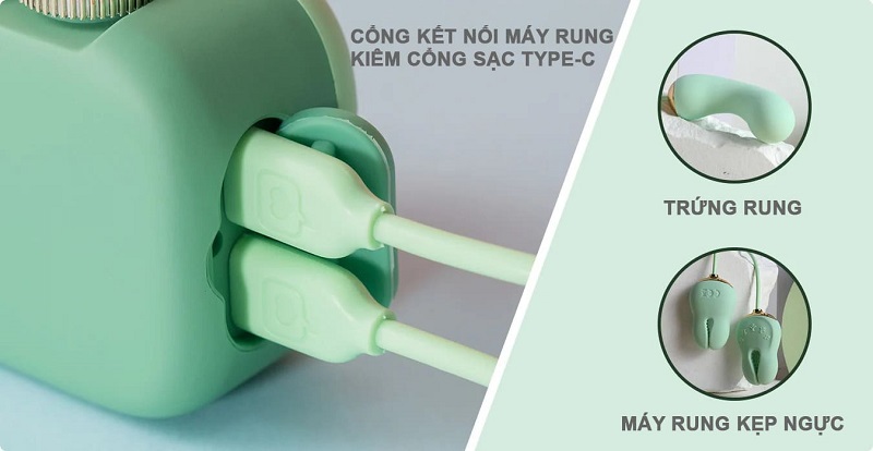 Máy bú hút kết hợp kẹp rung ti vú ngụy trang máy ảnh Svakom Alberta