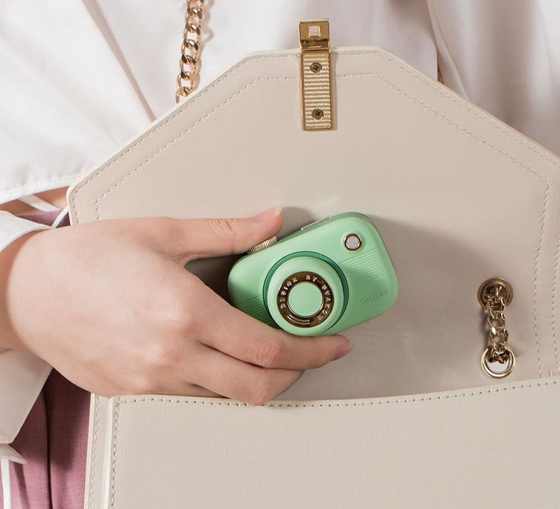 Máy bú hút kết hợp kẹp rung ti vú ngụy trang máy ảnh Svakom Alberta