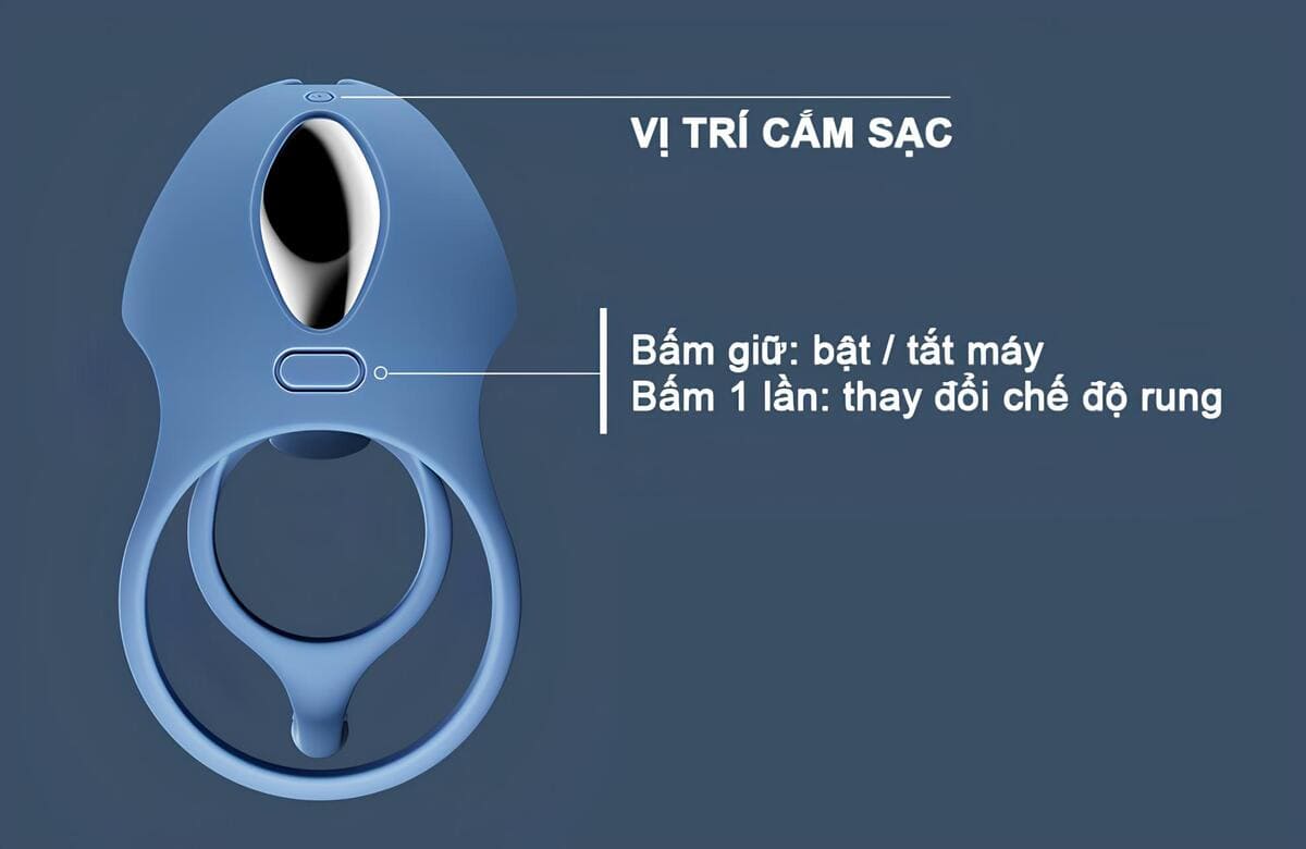 Vòng Rung Lưỡi Liếm Svakom Barzillai - DC90Q1