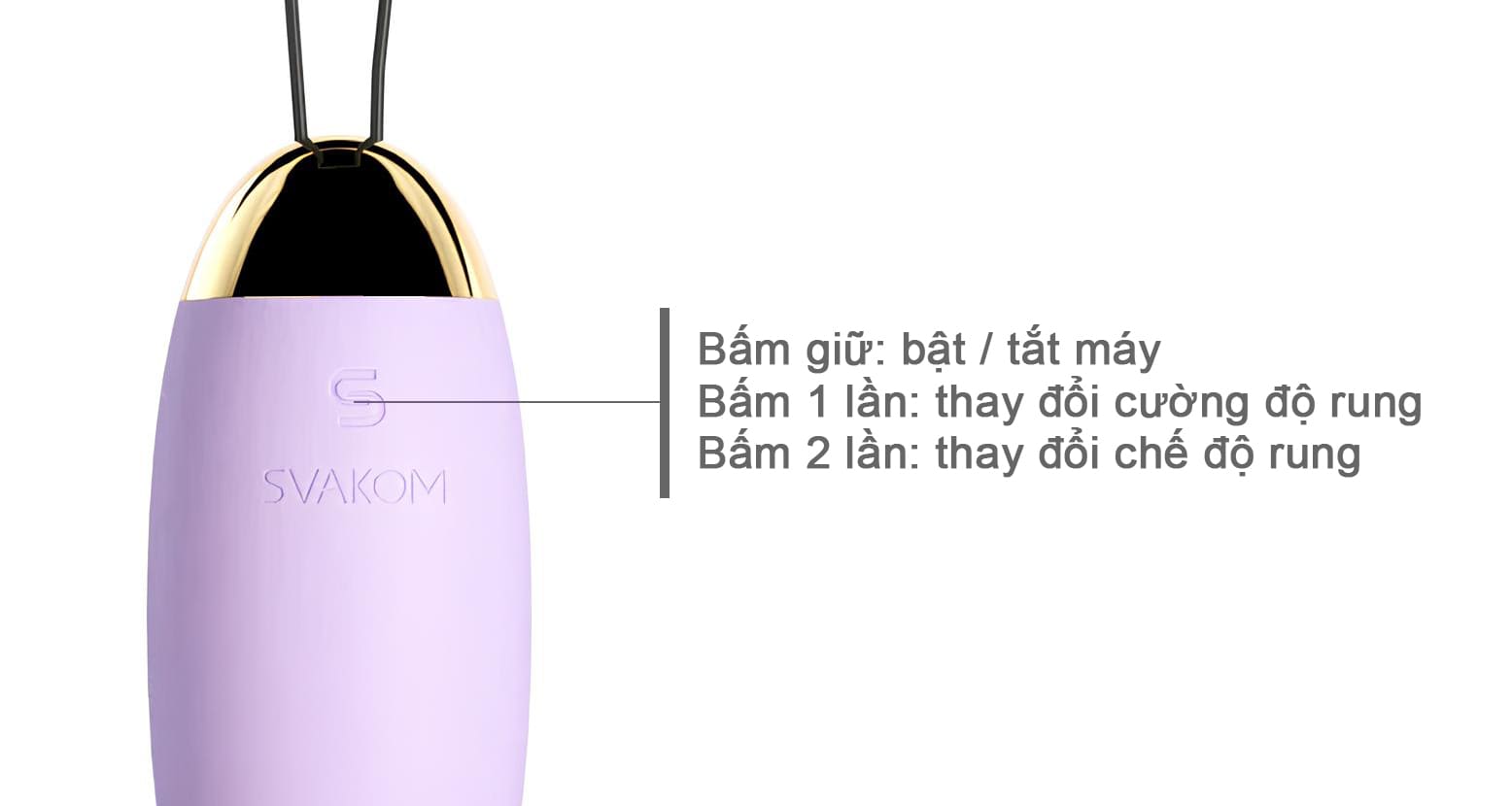 Trứng Rung Svakom Elva – Điều Khiển Qua App - DC89E1