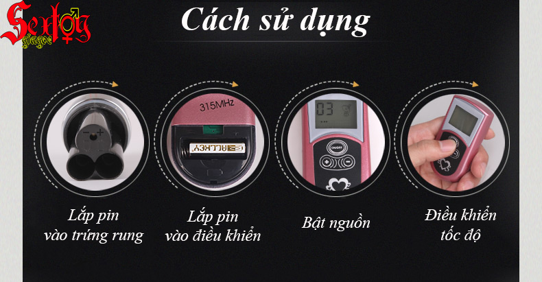 Trứng rung đơn điều khiển từ xa - DC15