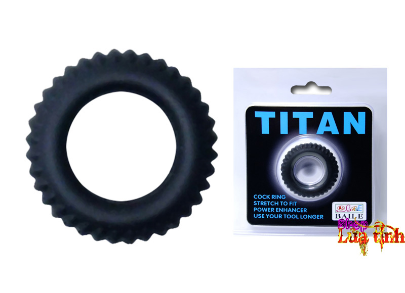 Эрекционное кольцо Baile Titan, с крупными ребрышками BI-210145 - Baile - Эрекционные кольца - Купить