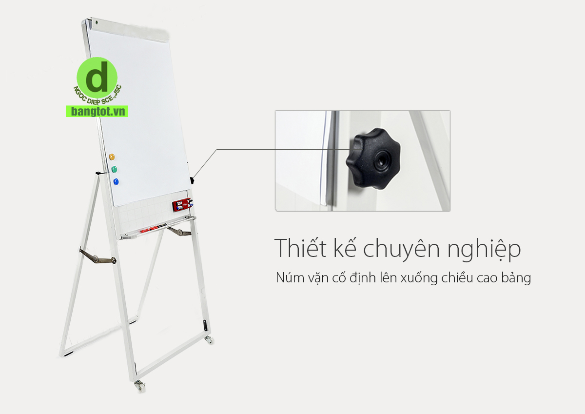 bảng flipchart up side down viết bút dạ