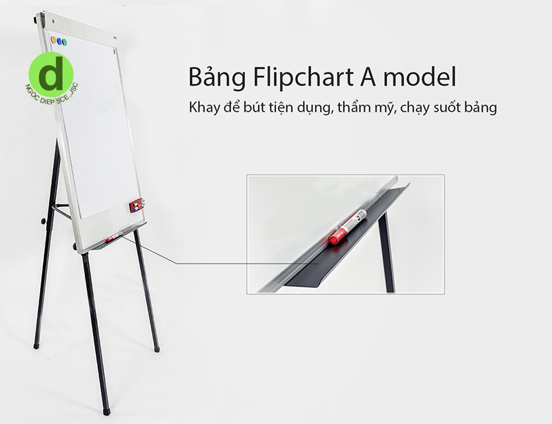 bảng flipchart 3 chân rút chữ a